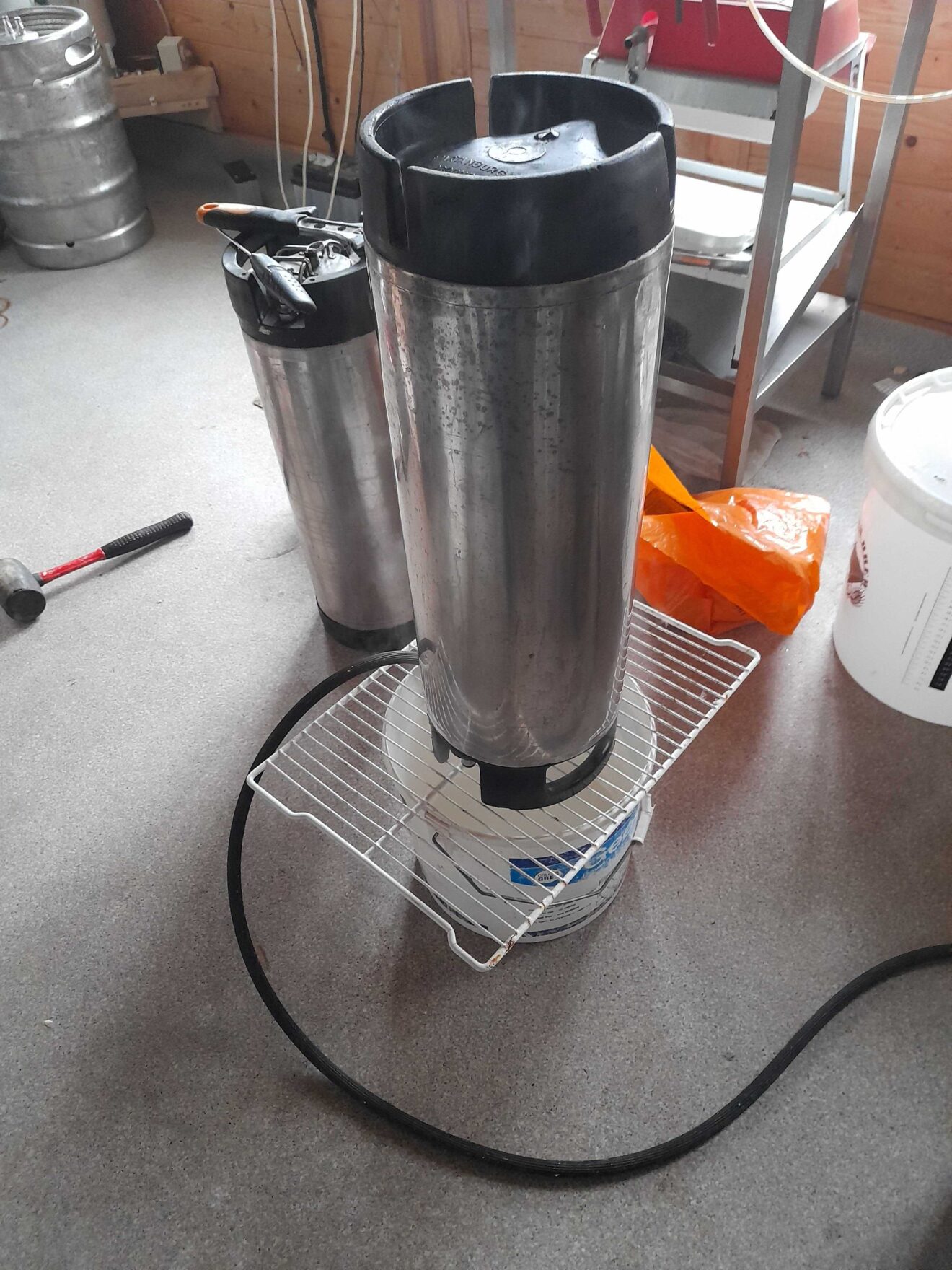 Steam Powered Homebrew Keg Cleaner Anglian Craft Brewers
