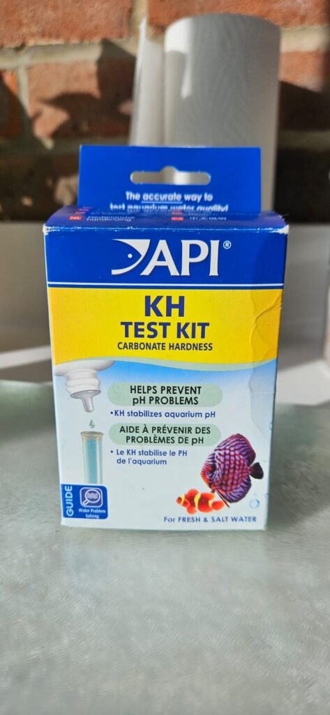 Aquarium water KH alkalinity testing kit